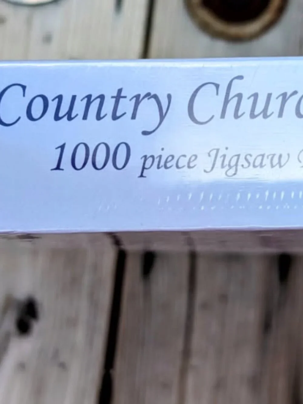 THE COUNTRY CHURCH BY SUSAN BRABEAU 1000-PIECE JIGSAW PUZZLE